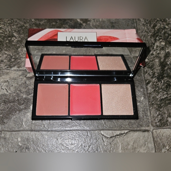 Laura Geller Eye, Lip, Cheek Palette in Think Pink BNIB - Picture 1 of 7